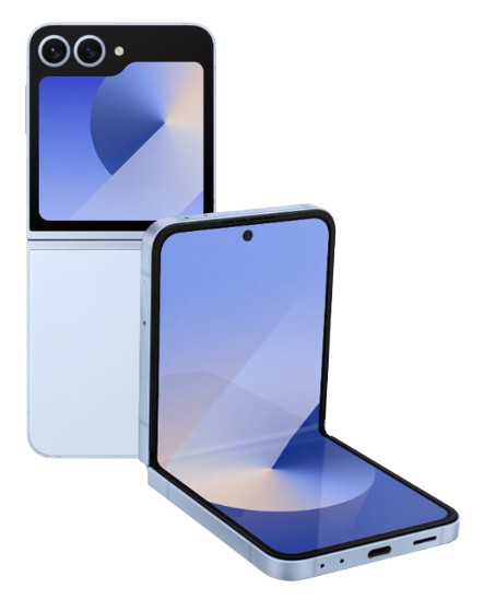 samsung_galaxy_z_flip_6_blue_klap samsung galaxy z flip blue klap